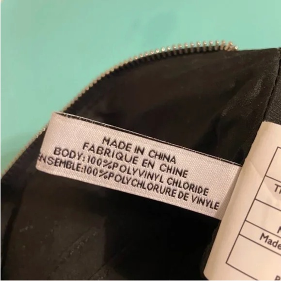 Nine West Black & White Colour Block Wristlet - Picture 6 of 7